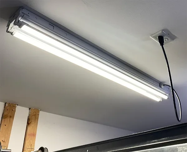 Change light bulbs that are high.